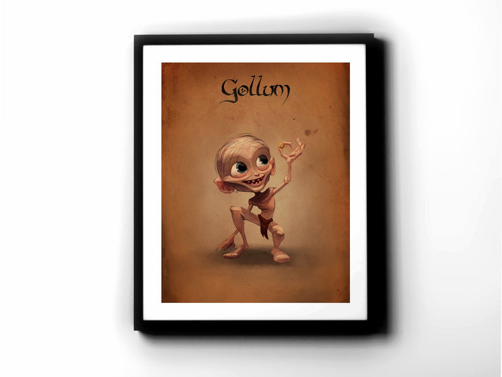Lord of the Rings - Gollum - 11 x 14