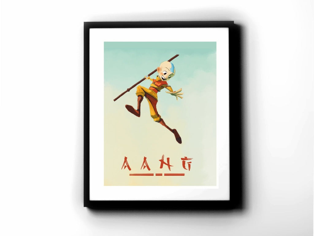 Avatar: the Last Airbender - Aang Premium Art Print - 11 x 14