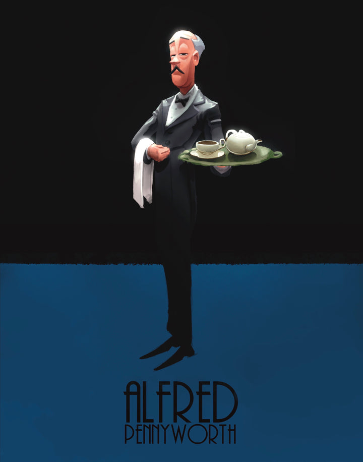 Batman: The Animated Series - Alfred Premium Art Print - 11 x 14