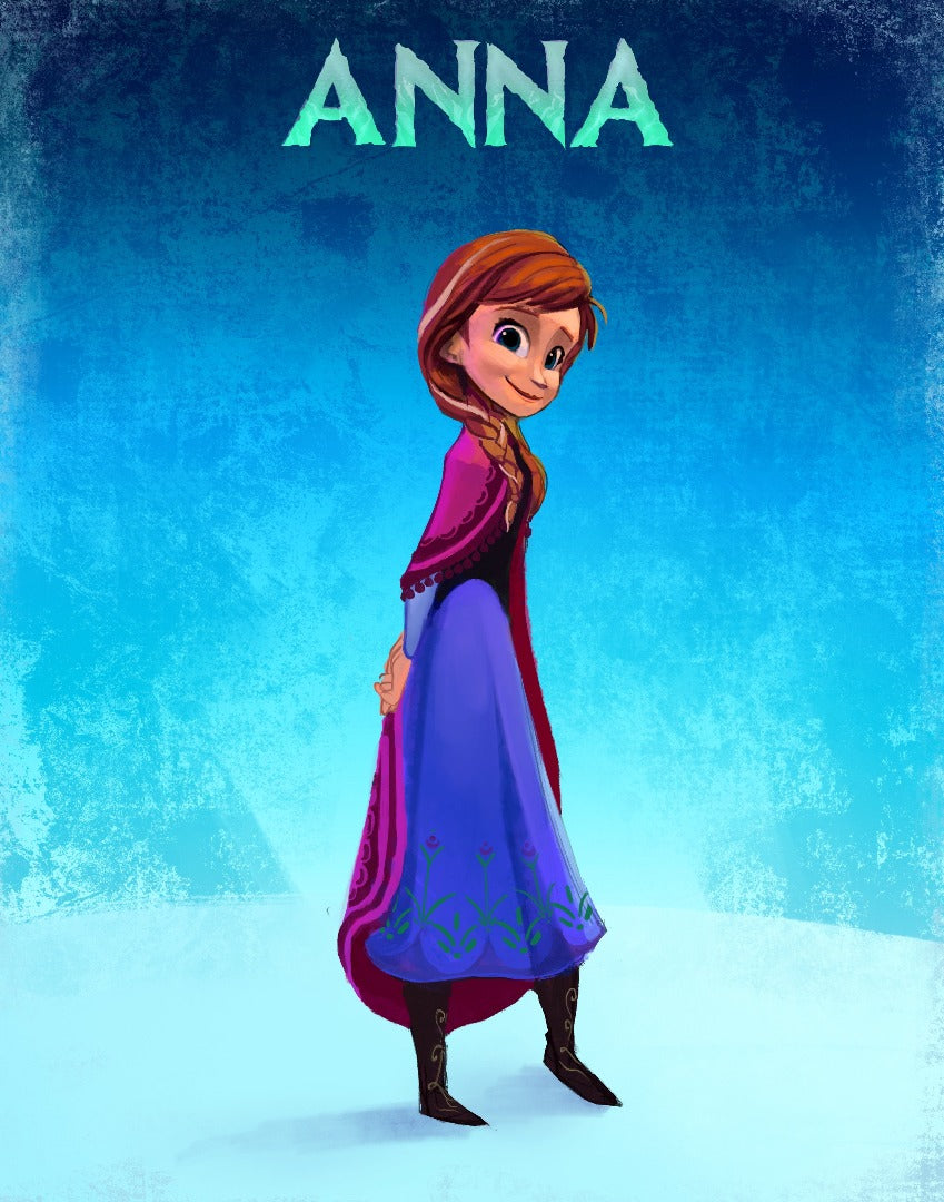 Frozen - Anna Premium Art Print - 11 x 14