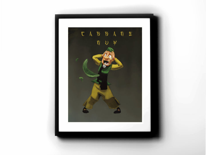 Avatar: The Last Airbender - Cabbage Guy Premium Art Print - 11 x 14