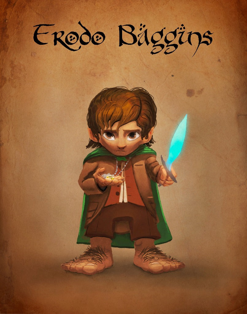 Lord of the Rings - Frodo Baggins - 11 x 14