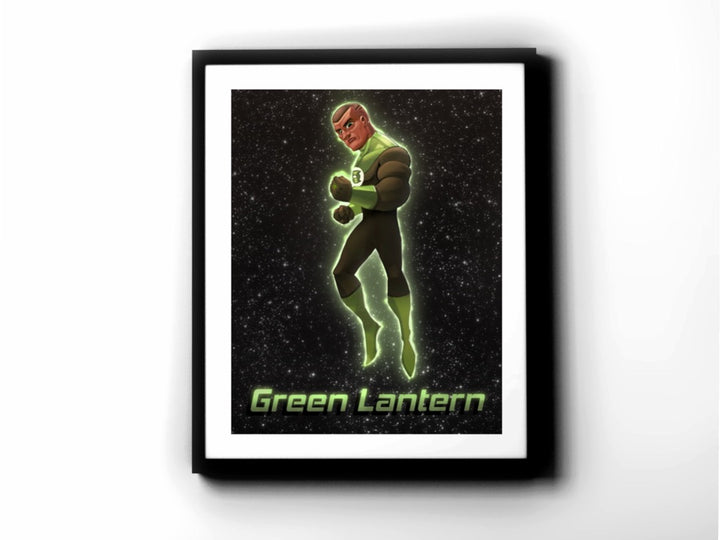 Justice League - Green Lantern Premium Art Print - 11 x 14