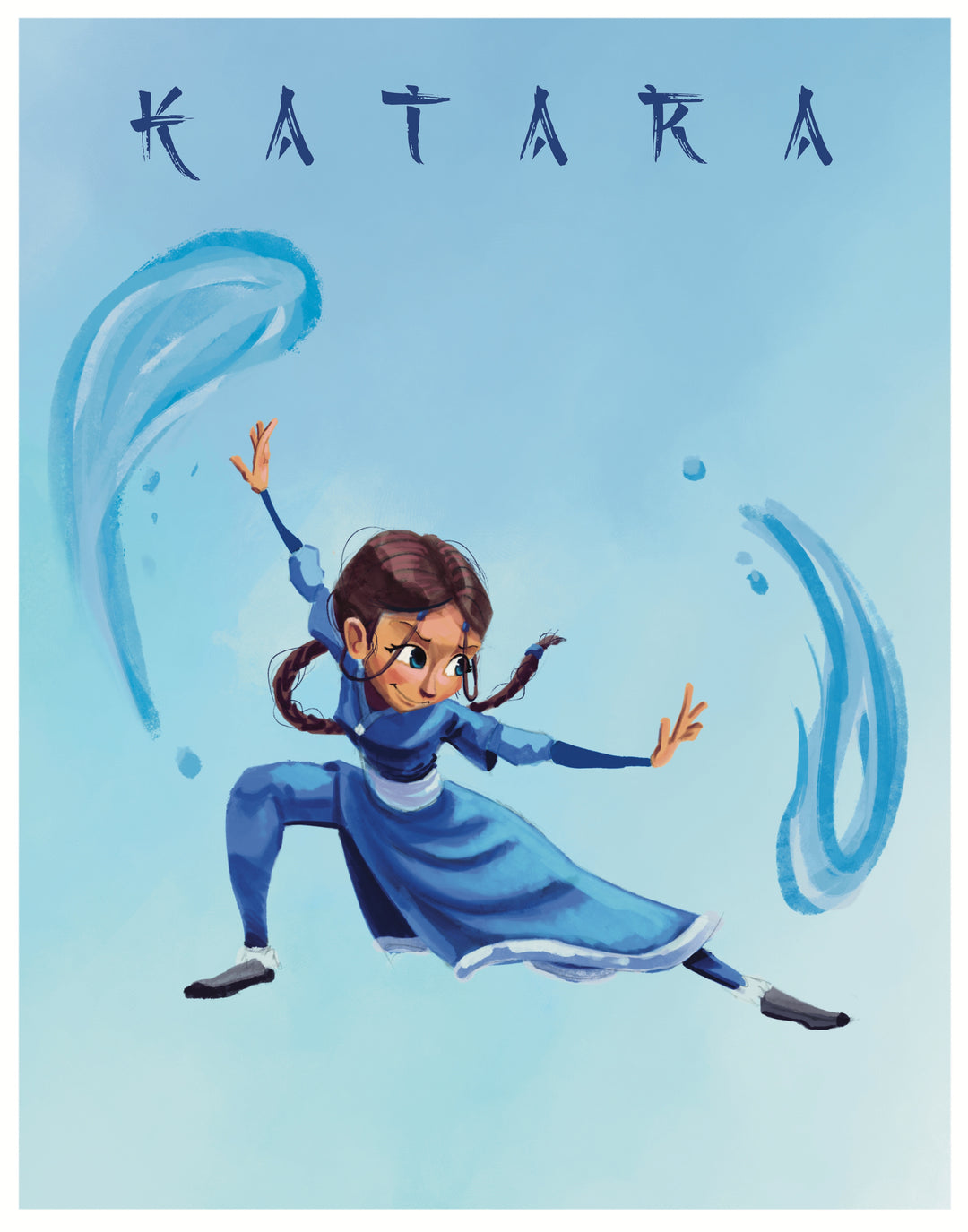 Avatar: The Last Airbender - Katara Premium Art Print - 11 x 14