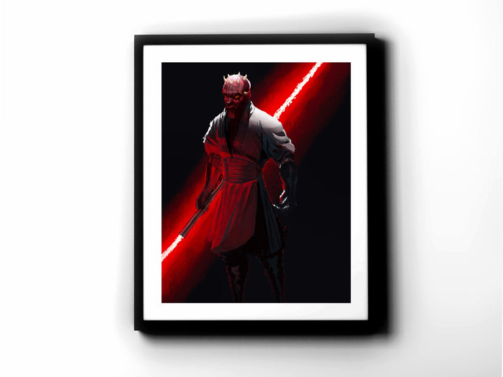 Star Wars - Darth Maul Premium Art Print - 11 x 14