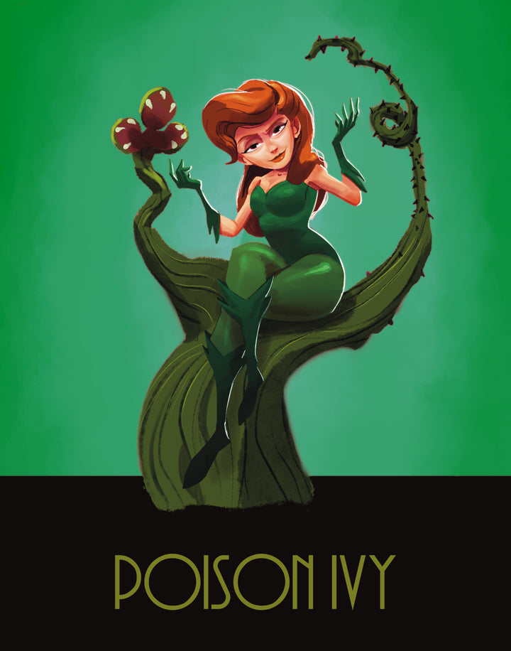 Batman: The Animated Series - Poison Ivy Premium Art Print - 11 x 14