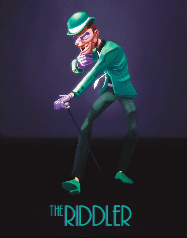 Batman: The Animated Series - Riddler Premium Art Print - 11 x 14