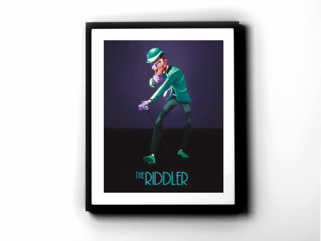 Batman: The Animated Series - Riddler Premium Art Print - 11 x 14