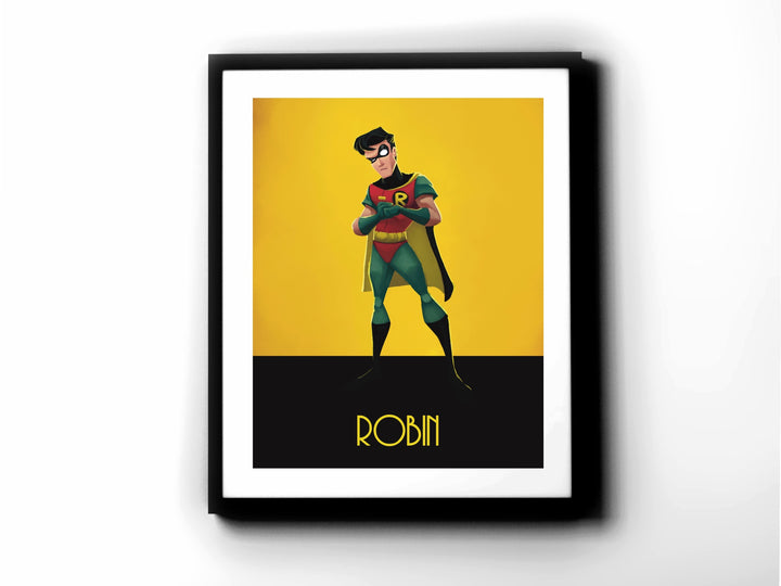 Batman: The Animated Series - Robin Premium Art Print - 11 x 14