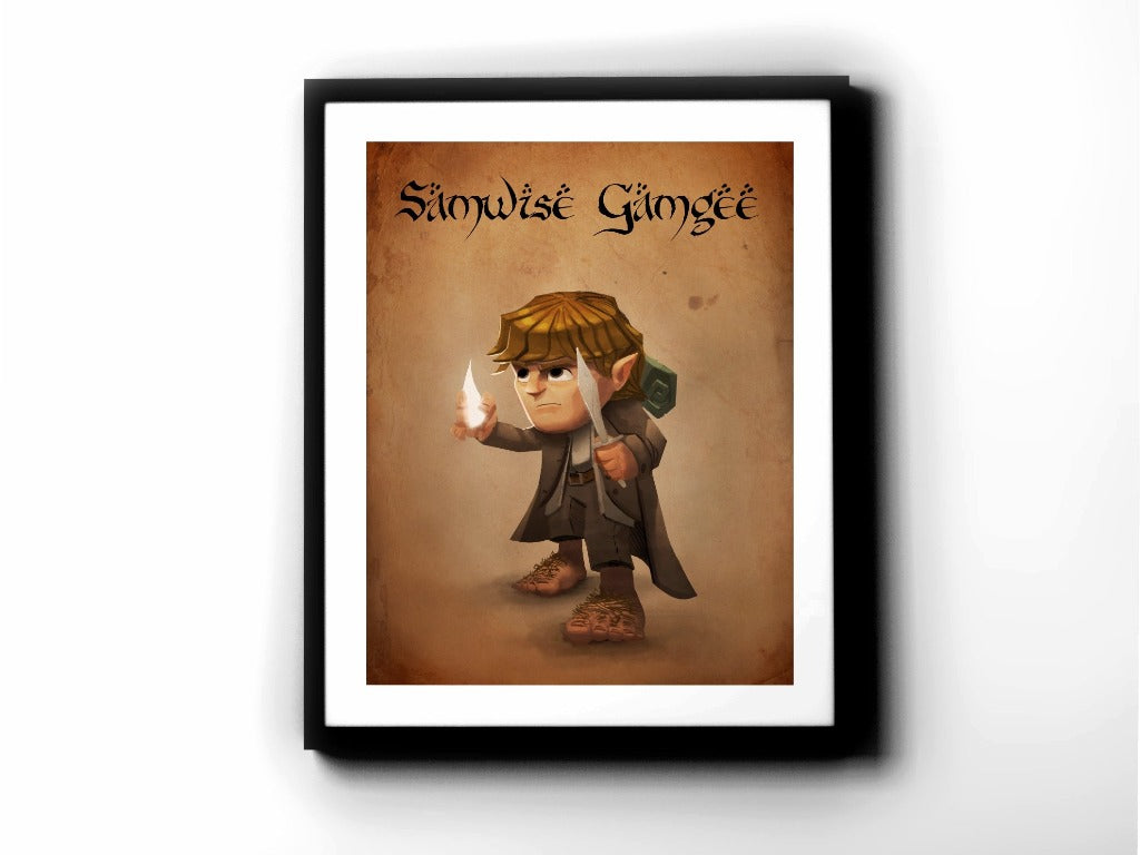 Lord of the Rings - Samwise Gamgee - 11 x 14
