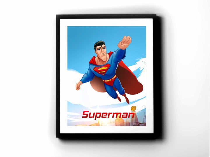 Justice League - Superman Premium Art Print - 11 x 14