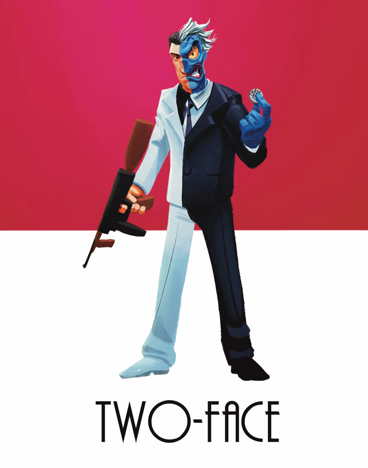 Batman: The Animated Series - Two-Face Premium Art Print - 11 x 14