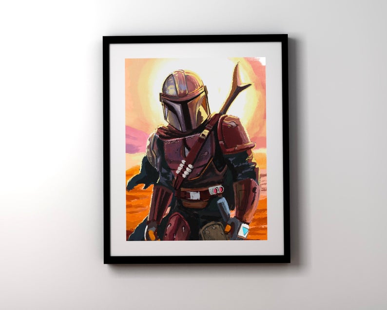Star Wars - The Mandalorian Premium Art Print - 11 x 14
