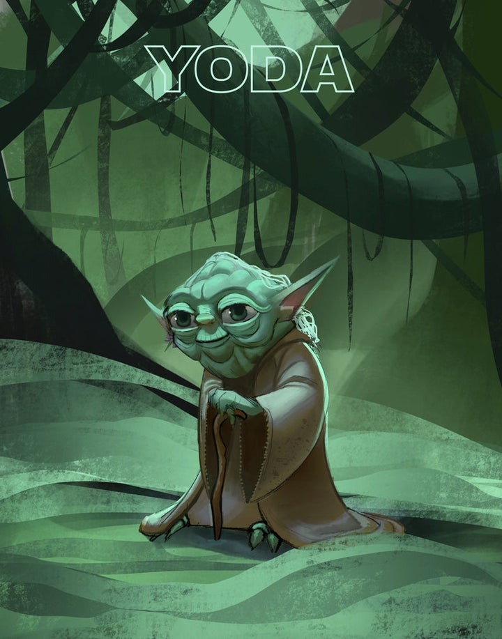 Star Wars - Yoda Premium Art Print - 11 x 14